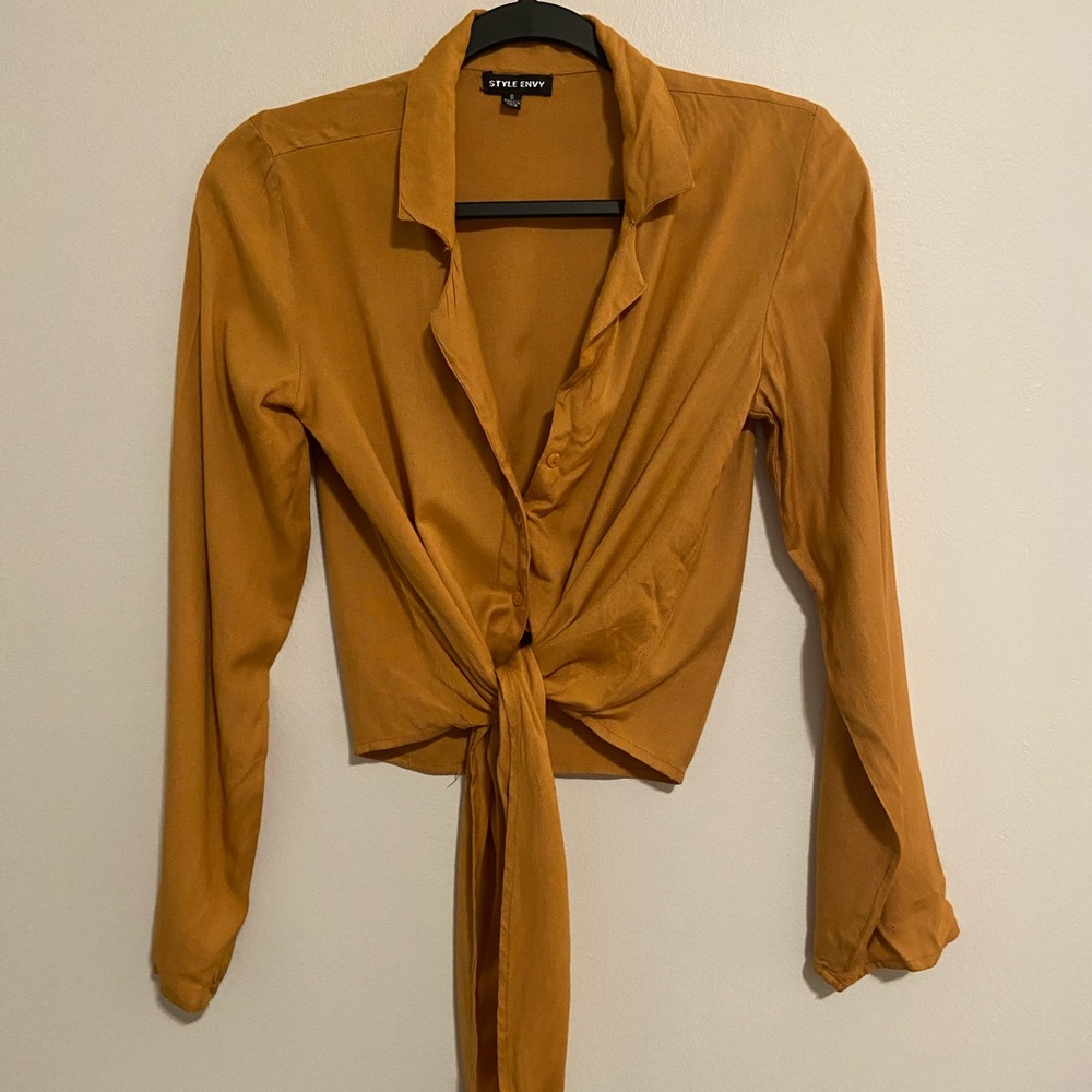 New Mustard Long Sleeve Top